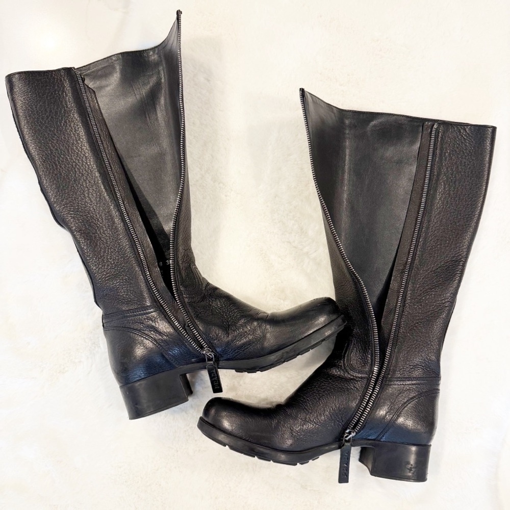 Prada Leather Riding Boots Sz 6.5 - Picture 6 of 16